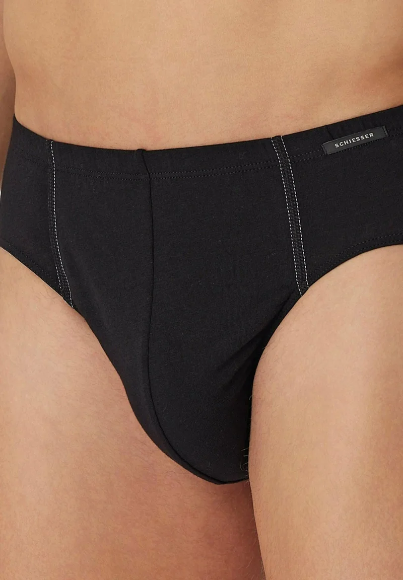 Most Fashionable Outlet Schiesser 6 PACK - Briefs schwarz Clothing Underwear & Socks Underpants Boxer shorts