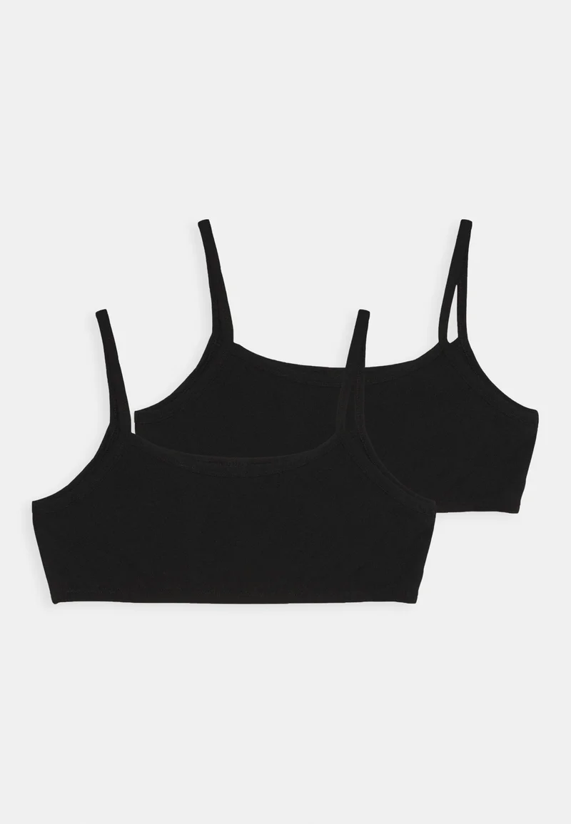 USA factory outlet Schiesser 2 PACK - Bustier schwarz Clothing Underwear & Nightwear Bathrobes Bras & bustiers