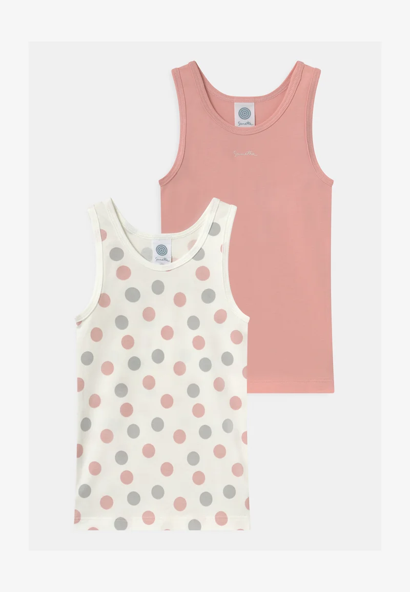 professional online store Sanetta MINI 2 PACK - Undershirt white pebble Clothing Underwear & Nightwear Underwear Bras & bustiers