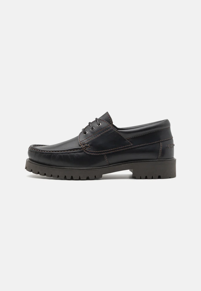 Free Shipping Samsøe Samsøe SAKARL SHOES - Casual lace-ups black Shoes Sale Lace-up shoes Boat shoes