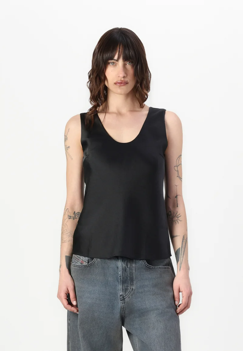 UK Discount Online Sale Samsøe Samsøe SUMMA - Blouse black Clothing Shirts & Blouses Blouses