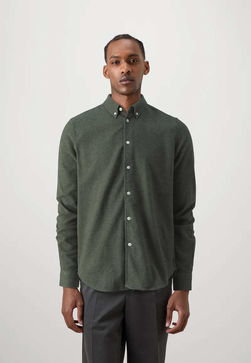 Hottest New Styles Samsøe Samsøe LIAM - Shirt climbing ivy Clothing Shirts Casual Shirts