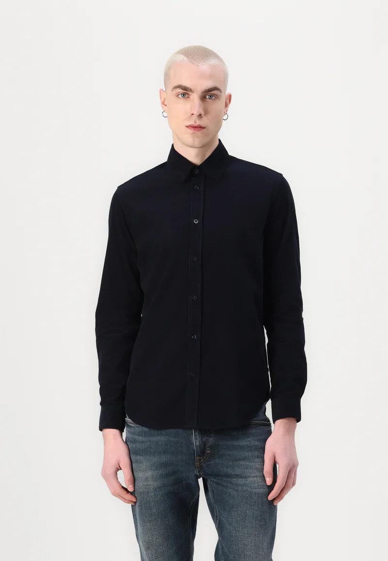 free delivery Samsøe Samsøe LIAM - Shirt dark blue Clothing Shirts Casual Shirts