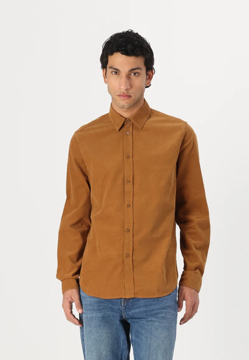 attractive design Samsøe Samsøe LIAM - Shirt 
brown Clothing Shirts Casual Shirts