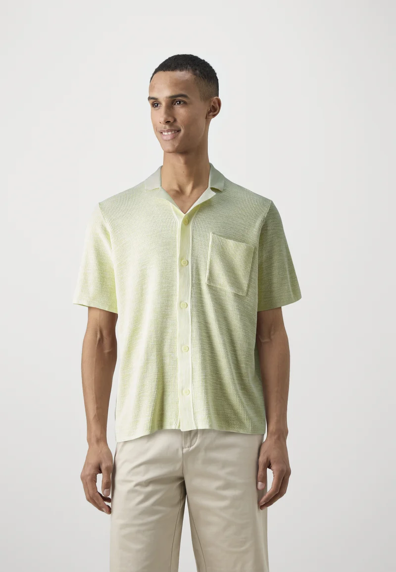 authorized dealers Samsøe Samsøe LARRY - Shirt wax yellow melange Clothing Sale Shirts Business Shirts