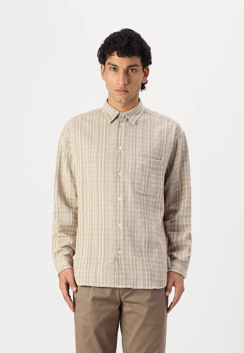 huge inventory Samsøe Samsøe LUAN - Shirt beige Clothing Shirts Casual Shirts