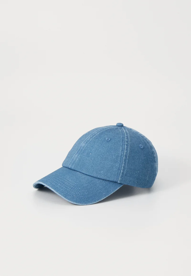 collection Samsøe Samsøe BACK LOGO UNISEX - Cap blue heaven Accessories Hats & headscarves Caps