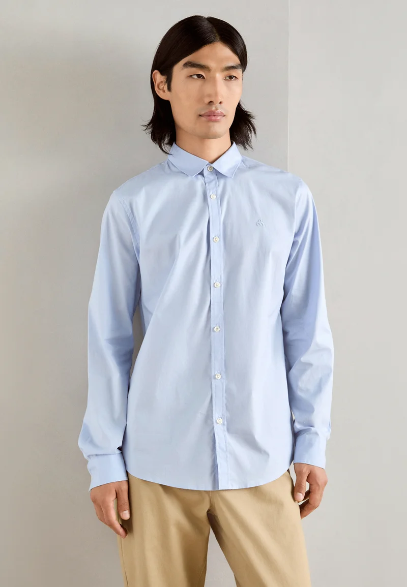 coupon codes Scotch & Soda CORE SOLID - Formal shirt blue Clothing Sale Shirts Business Shirts