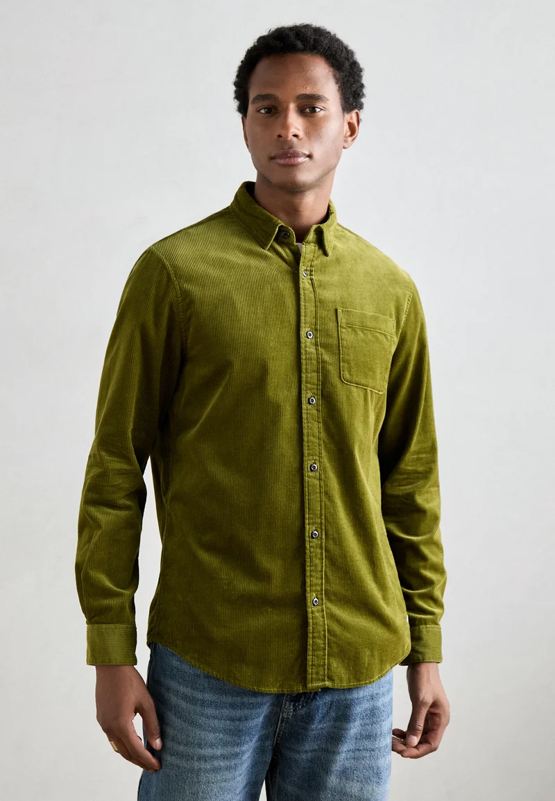 genuine Scotch & Soda SOLID SHIRT - Shirt moss green Clothing Sale Shirts Business Shirts