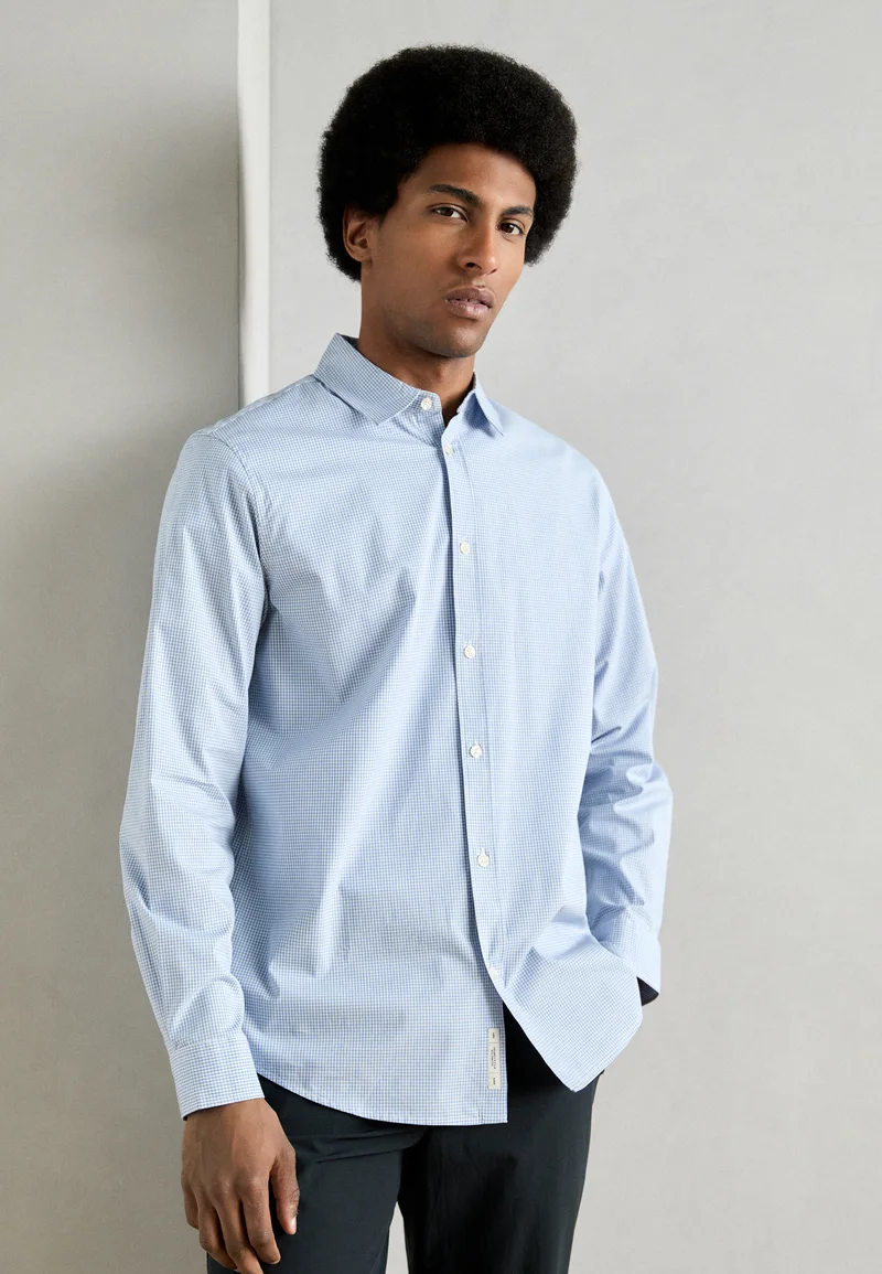 Discount Save up to Scotch & Soda SEASONAL ESSENTIALS CHECKED SHIRT - Formal shirt blue Clothing Shirts Business Shirts