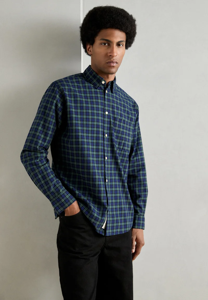 luxurious Collection Scotch & Soda RELAXED FIT LIGHTWEIGHT CHECK SHIRT - Shirt green Clothing Sale Shirts Business Shirts