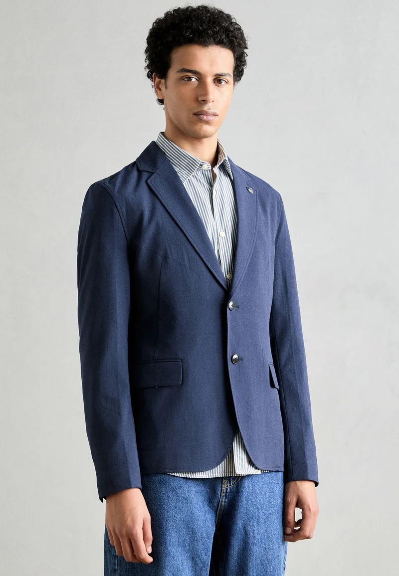 designer fashion Scotch & Soda SINGLE BREASTED - Blazer jacket navy melange Clothing Suits & Tailoring Blazer jackets