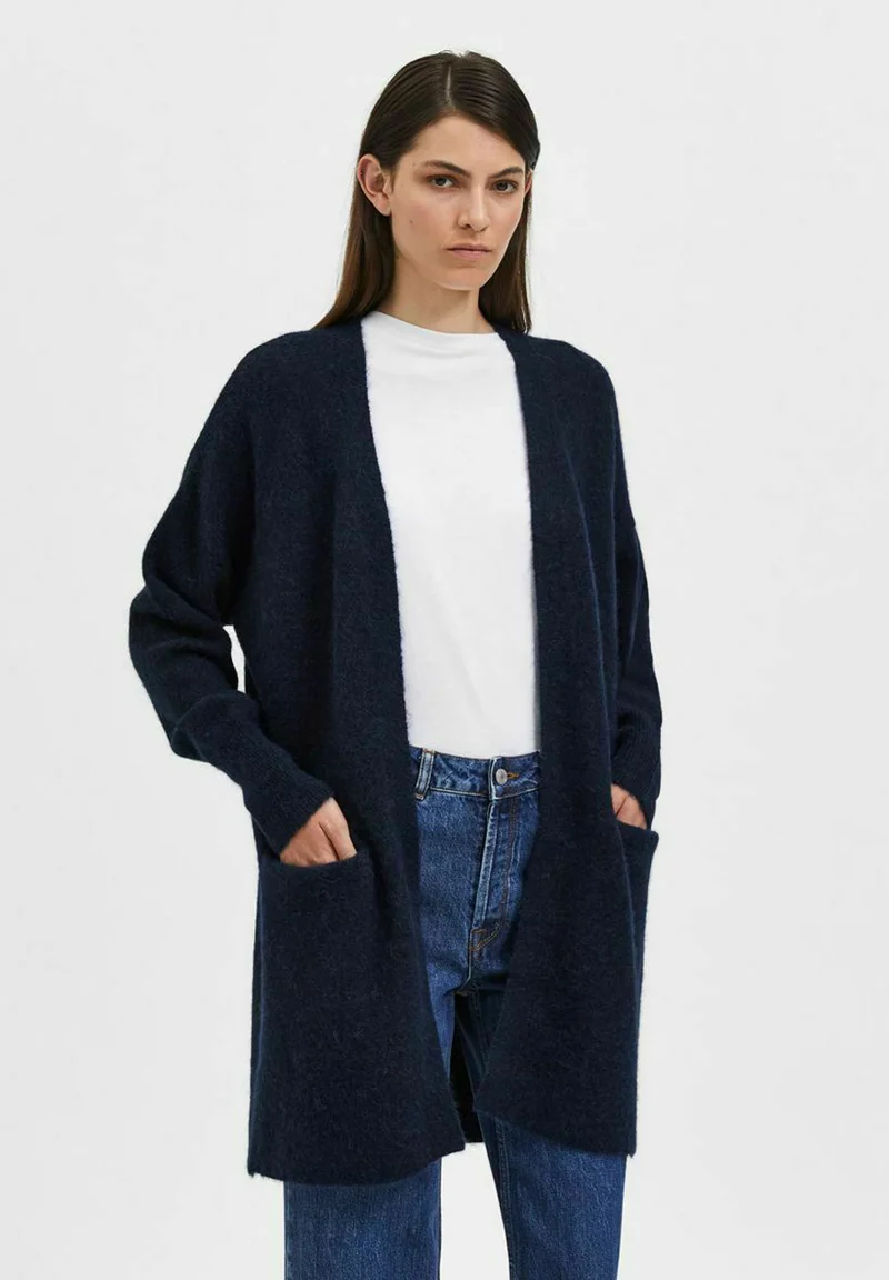 Discount Selected Femme LULU NEW B NOOS - Cardigan dark sapphire Clothing Knitwear & Cardigans Cardigans