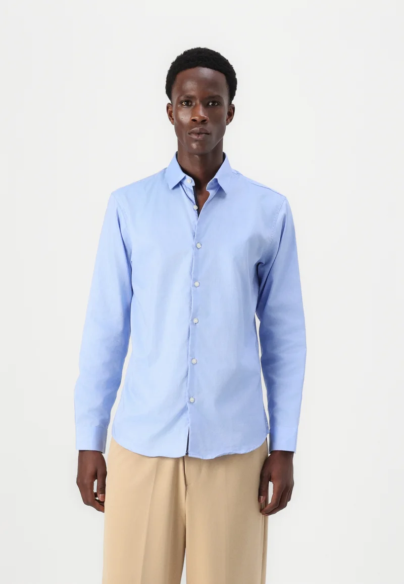 new collection Selected Homme SLHSLIMNEW MARK  - Shirt light blue Clothing Shirts Casual Shirts