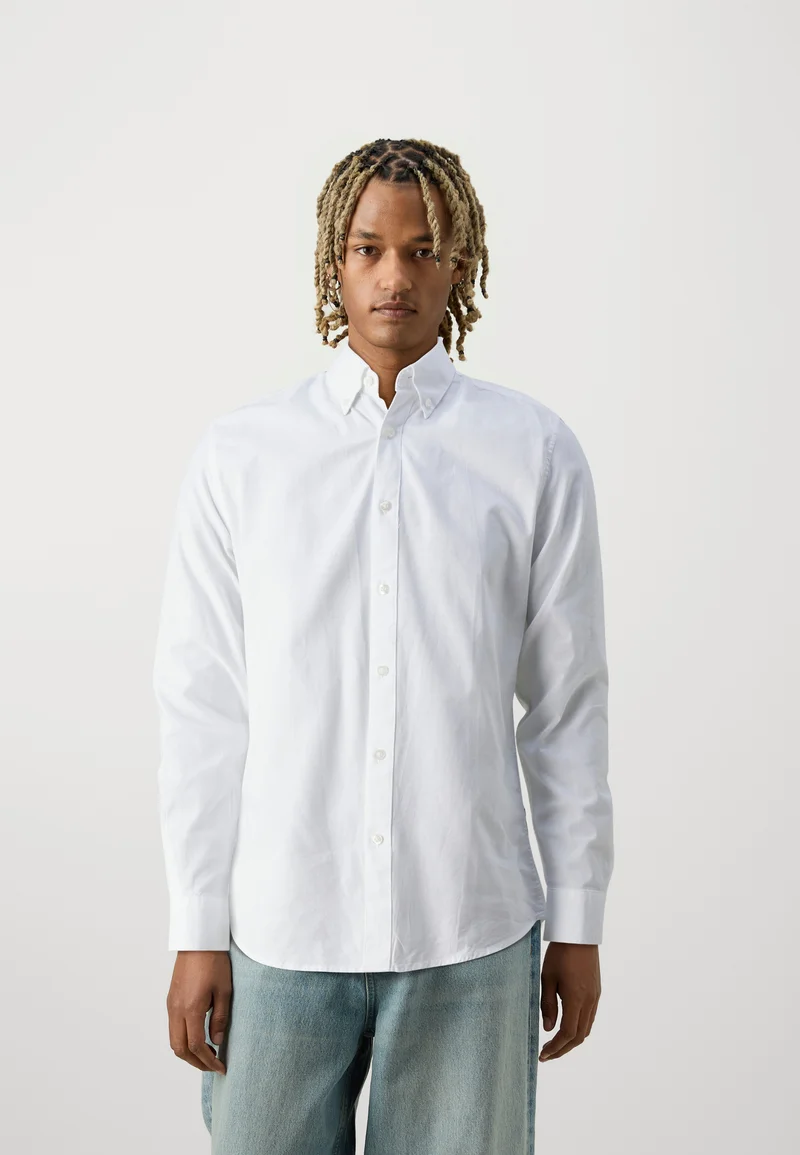 Retailer Selected Homme SLHREGRICK FLEX - Shirt white Clothing Shirts Casual Shirts