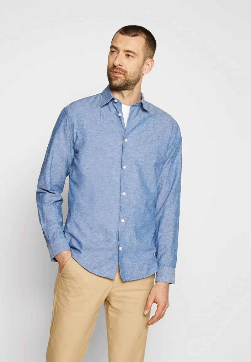 best-loved Selected Homme SLHSLIMNEW NOOS - Shirt medium blue denim Clothing Sale Shirts Business Shirts