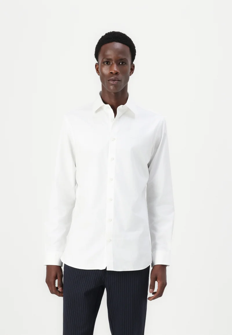 great deals Selected Homme SLIMETHAN CLASSIC - Formal shirt white Clothing Shirts Business Shirts