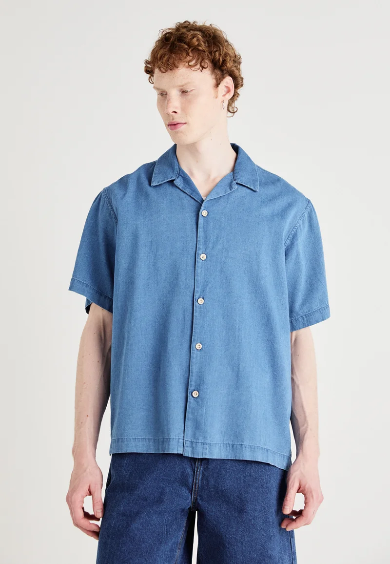 newest collection Selected Homme SLHBOXY RESORT - Shirt light blue denim Clothing Sale Shirts Business Shirts