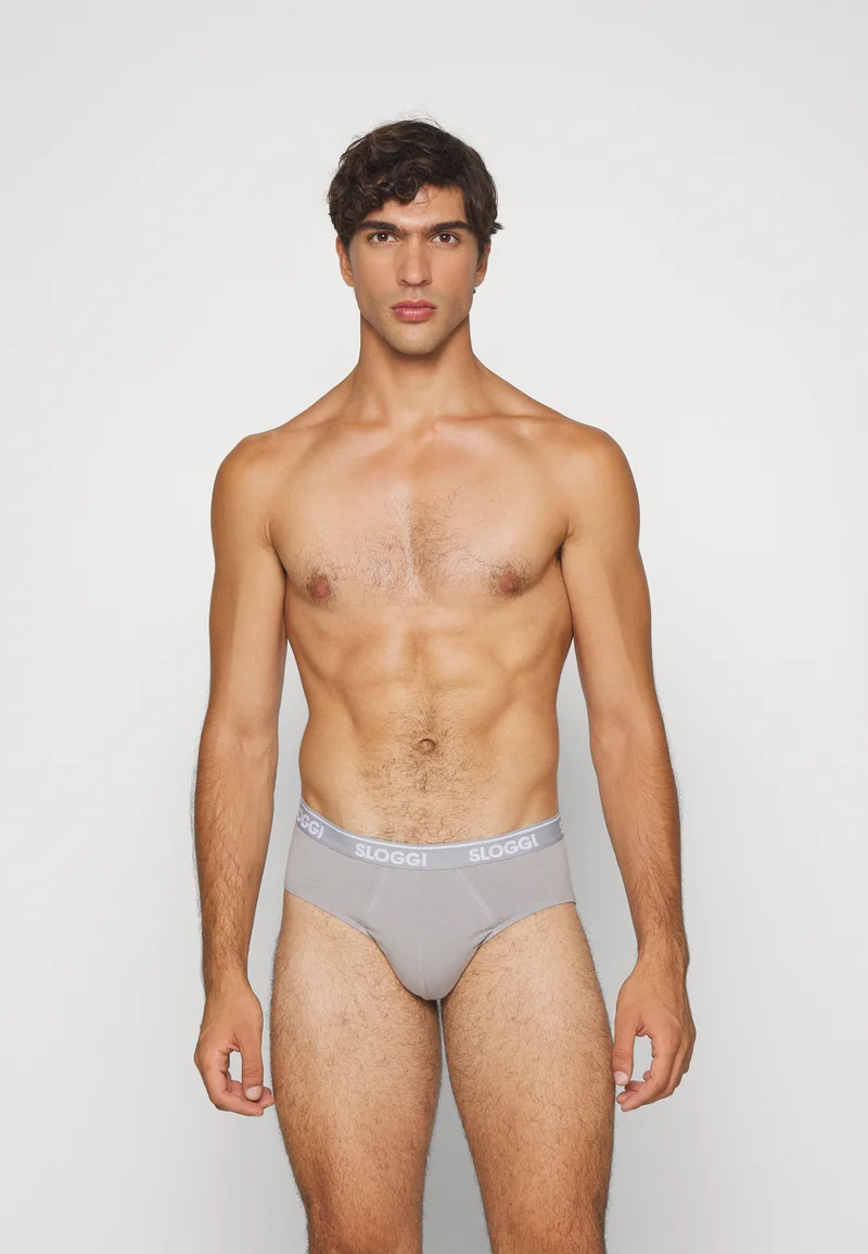 Outlet Factory Online Store Sloggi MEN GO 2 PACK - Briefs grey combination Clothing Sale Underwear & Socks Bathrobes