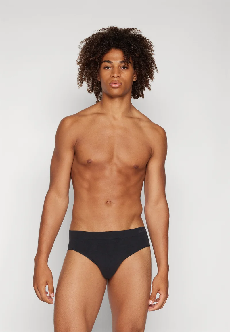 professional online store Sloggi MEN GO SMOOTH BRIEF 2 PACK - Briefs black Clothing Underwear & Socks Underpants Boxer shorts