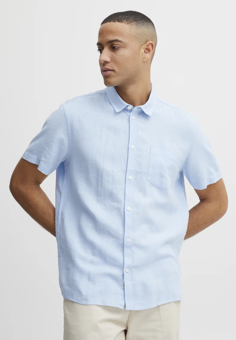beautiful in colors Solid SDALLAN - Shirt chambray blue Clothing Shirts Casual Shirts