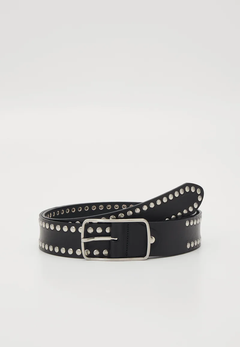 complete in specifications STUDIO ID TROY BELT UNISEX - Belt black Accessories Belts Braided belt