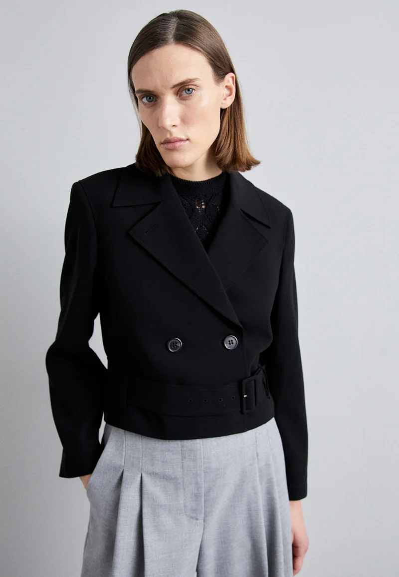 catalogo Theory CROP - Light jacket black Clothing Jackets & Blazers Bomber Jackets