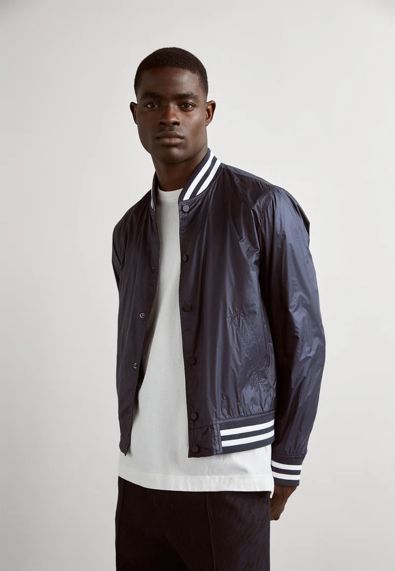 prestigious Theory VARSITY POLIS - Bomber Jacket dark blue Clothing Sale Jackets Gilet Bomber Jackets