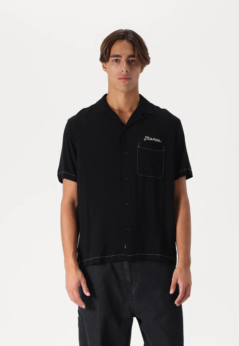 accessories Stance YOTO BUTTON UP - Shirt black Clothing Sale Shirts Business Shirts