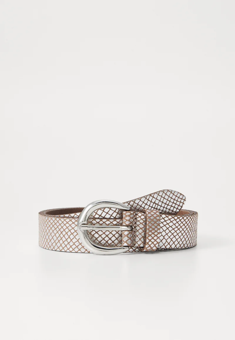 Newest Tamaris GÜRTEL - Belt taupe/silver Accessories Belts Casual belts