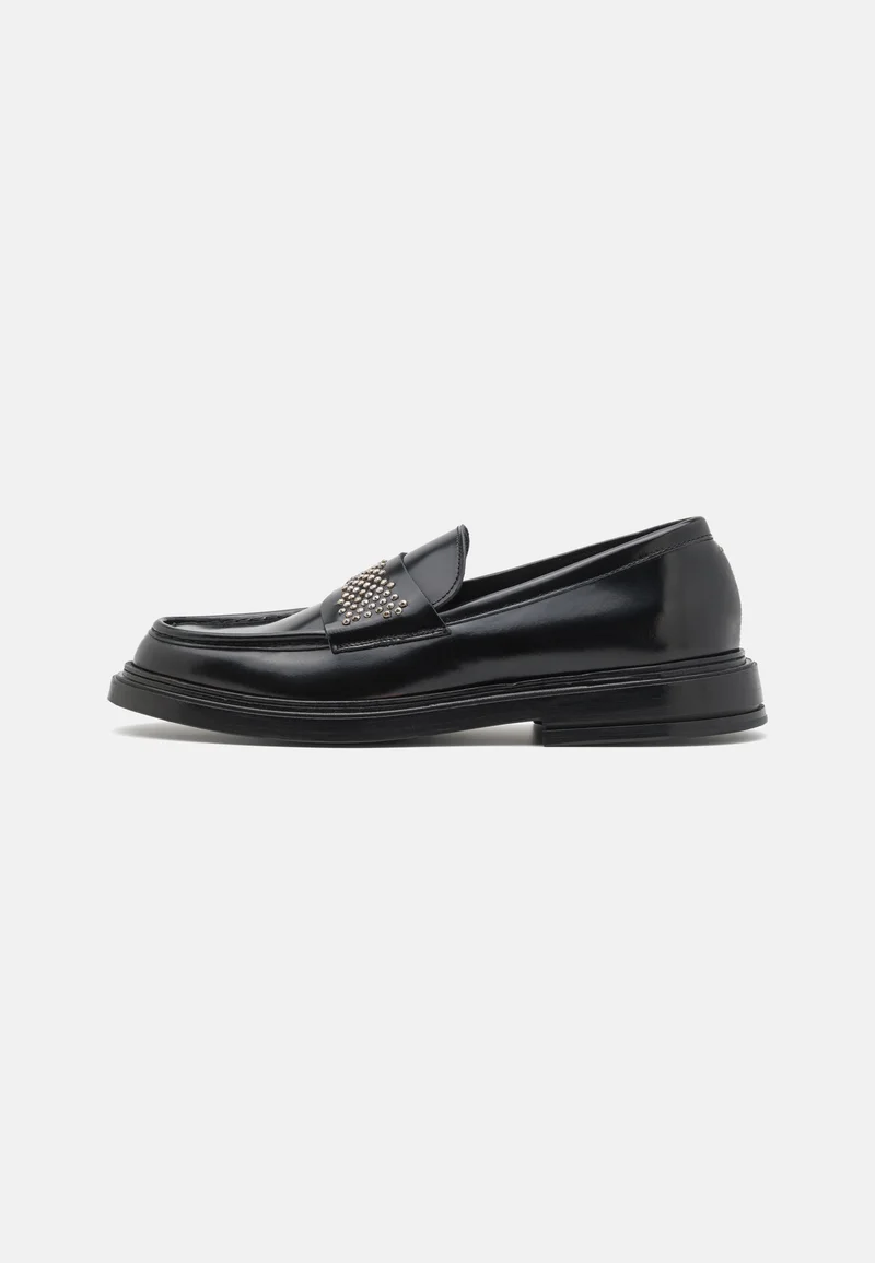 Outlet on Sale The Antipode COLLEGE UNISEX - Smart slip-ons black  Shoes Sale Business shoes