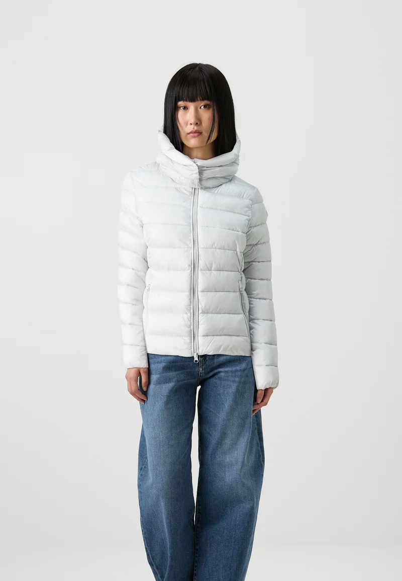 Colorful And Fashion-Forward Save the duck VIOLA - Winter jacket fog grey Clothing Jackets & Blazers Bomber Jackets
