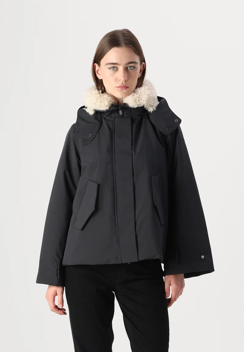 Cheapest Save the duck ORIANE - Winter jacket blue/black Clothing Jackets & Blazers Bomber Jackets