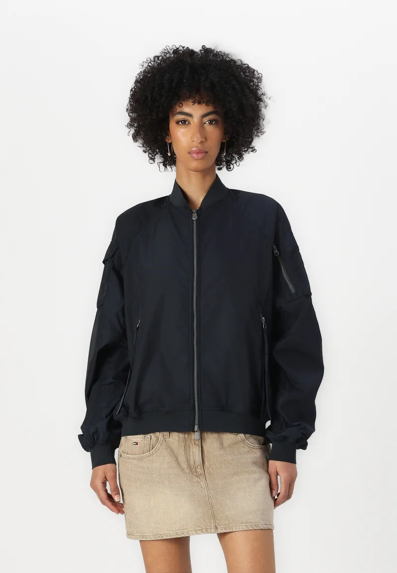 Unbeatable Offers Save the duck LIL - Bomber Jacket blue/black Clothing Jackets & Blazers Bomber Jackets