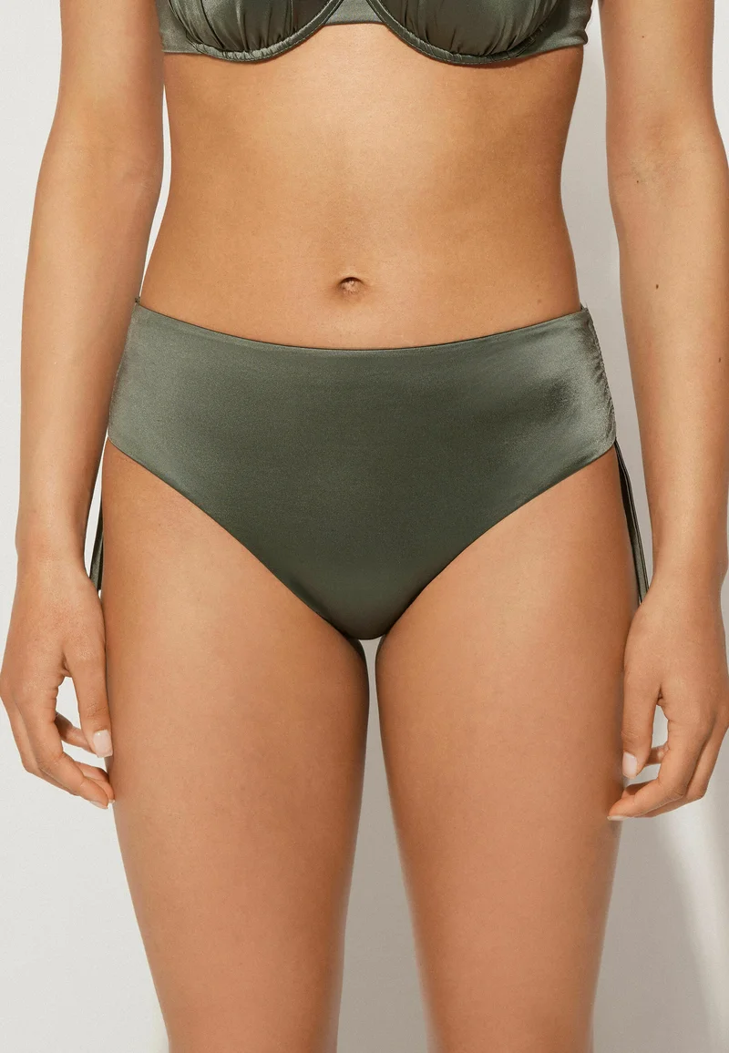 amazing selection Tezenis SHINY GLAM - Bikini bottoms grün safari green Clothing Swimwear Bikinis Bikini sets