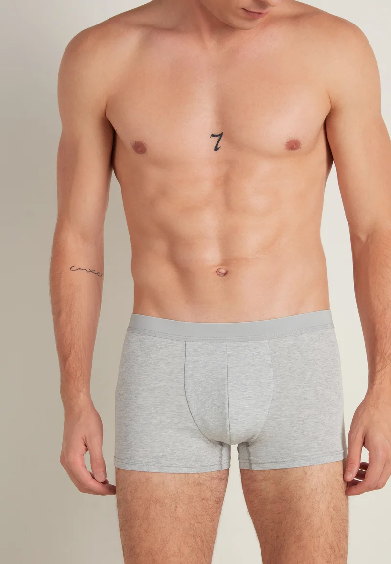 Best Prices Tezenis STRETCH - Pants grigio melange chiar Clothing Underwear & Socks Underpants Boxer shorts