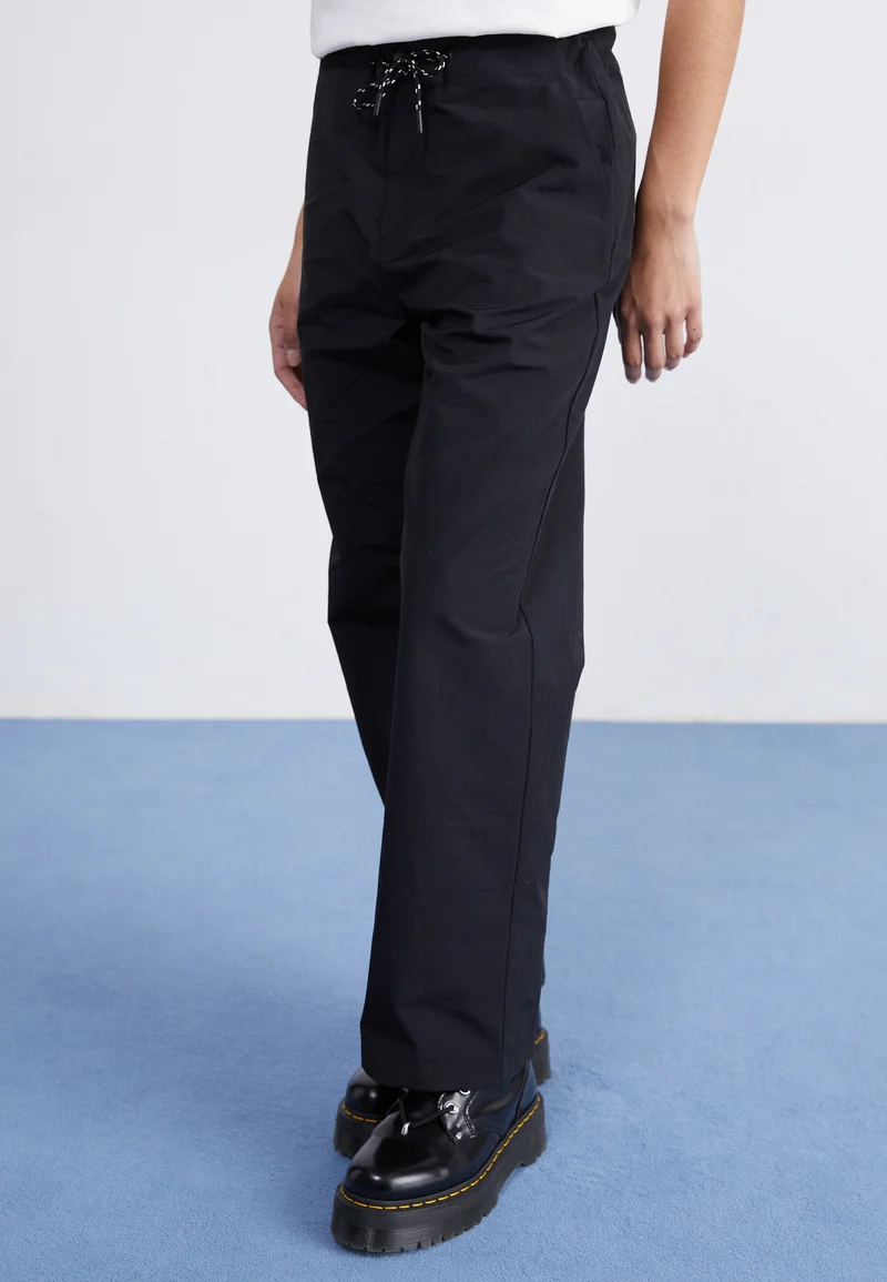 retail prices The North Face ROPE TIE WIDE LEG PANT - Trousers black Streetwear Sale Streetwear Clothing Socks Casual Trousers