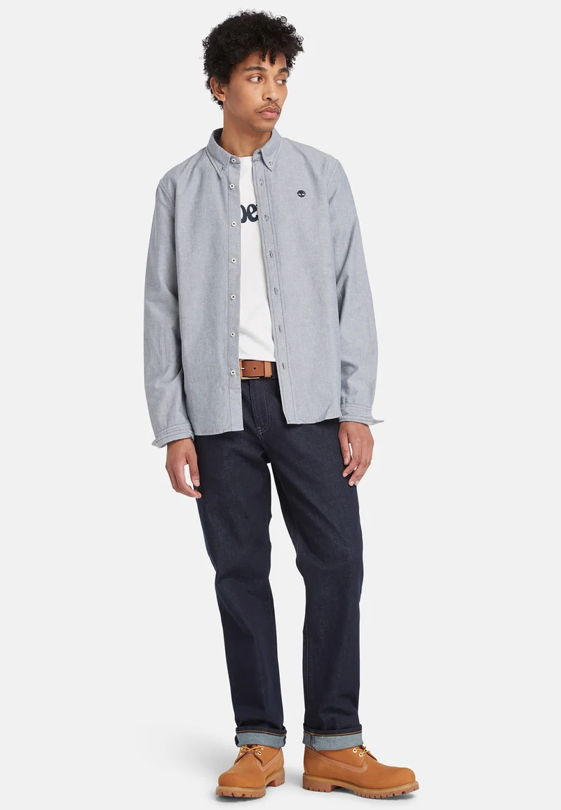 accessories Timberland OXFORD SKYWAY YD - Shirt dark sapphire yd Clothing Shirts Casual Shirts
