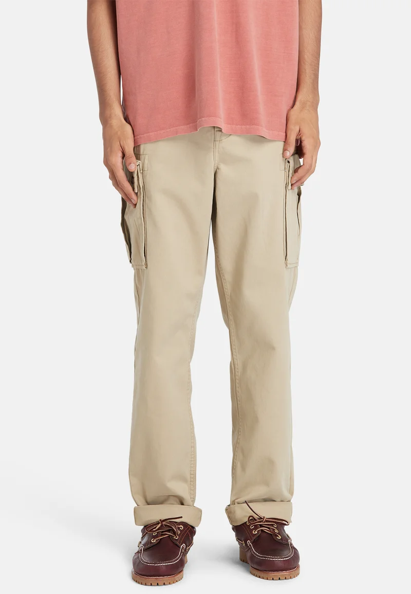 wide varieties Timberland BROOKLINE PANT  - Cargo trousers lemon pepper Clothing Trousers Cargo trousers