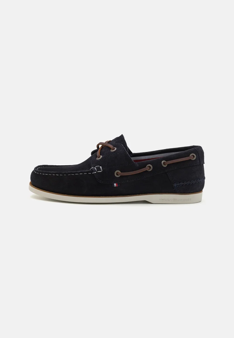 Online Retailer Tommy Hilfiger CORE - Boat shoes desert sky Shoes Lace-up shoes Boat shoes
