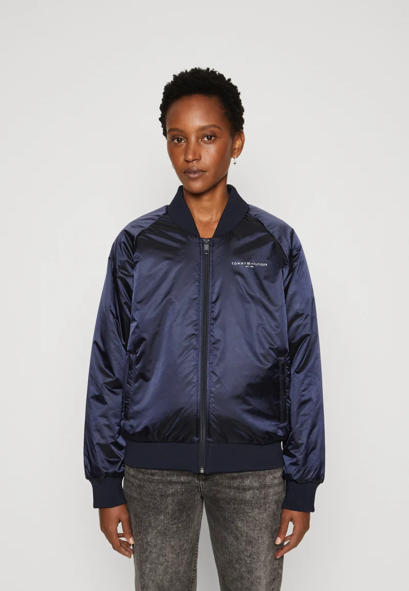 authorized dealers Tommy Hilfiger MINI REGULAR - Bomber Jacket desert sky Clothing Jackets & Blazers Bomber Jackets