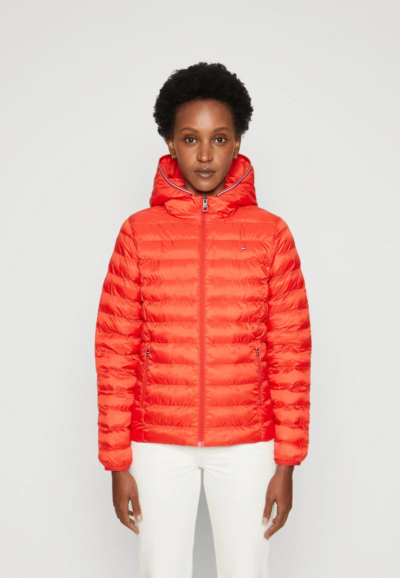 Various Colors Tommy Hilfiger GLOBAL JACKET - Light jacket fierce red Clothing Jackets & Blazers Bomber Jackets