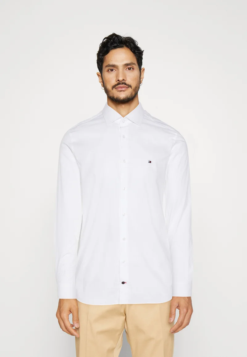 Fantastic savings Tommy Hilfiger CORE FLEX POPLIN  - Formal shirt bright white Clothing Sale Shirts Business Shirts
