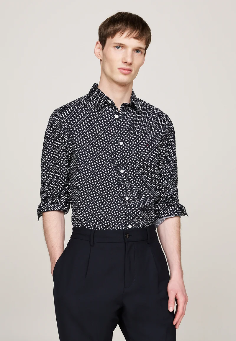 innovative design Tommy Hilfiger PRINT SHIRT - Shirt desert sky optic white Clothing Sale Shirts Business Shirts