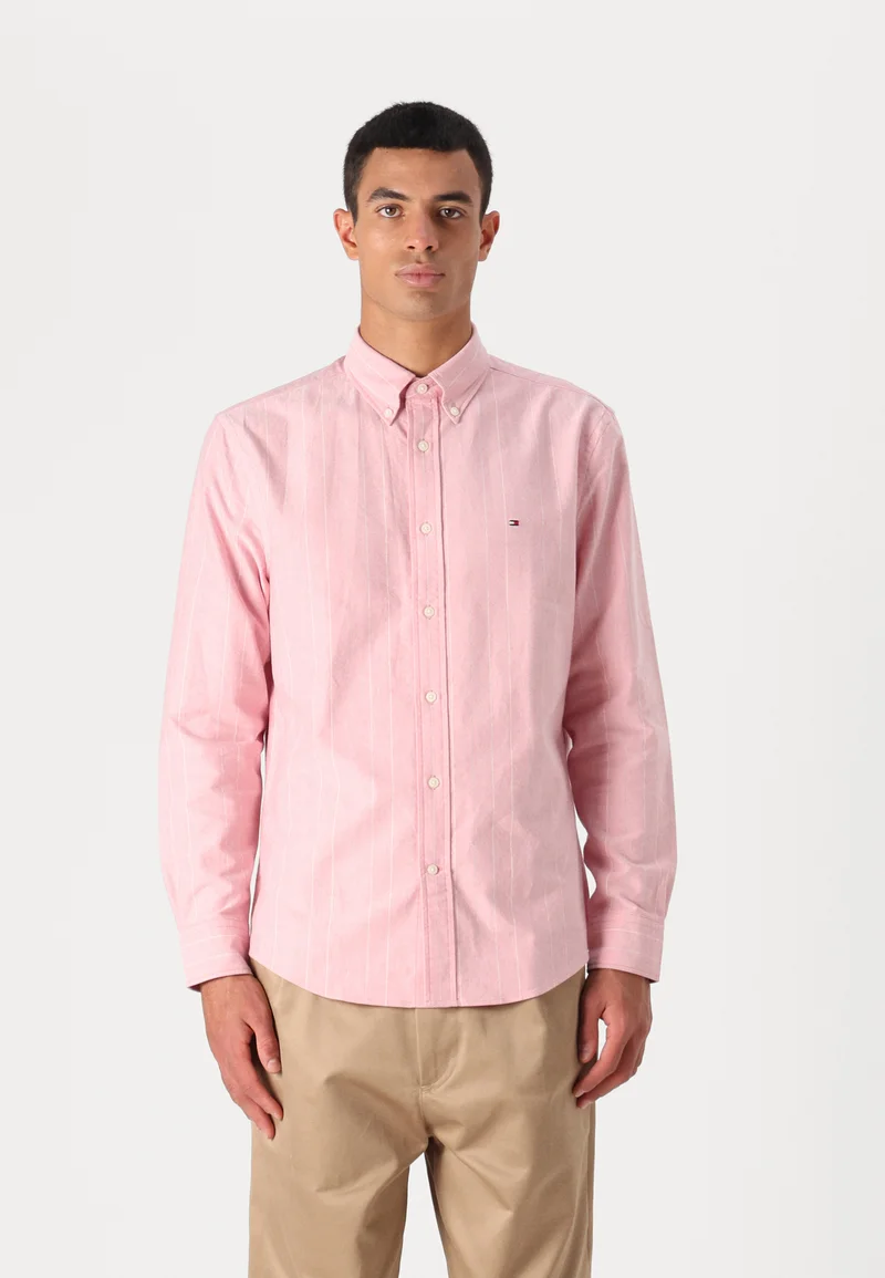 cheapest price Tommy Hilfiger HERITAGE FINE - Shirt medium red/multi Clothing Shirts Casual Shirts
