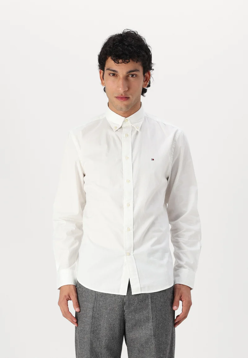 USA Discount Online Sale Tommy Hilfiger CORE FLEX SOLID SHIRT - Shirt white Clothing Shirts Casual Shirts