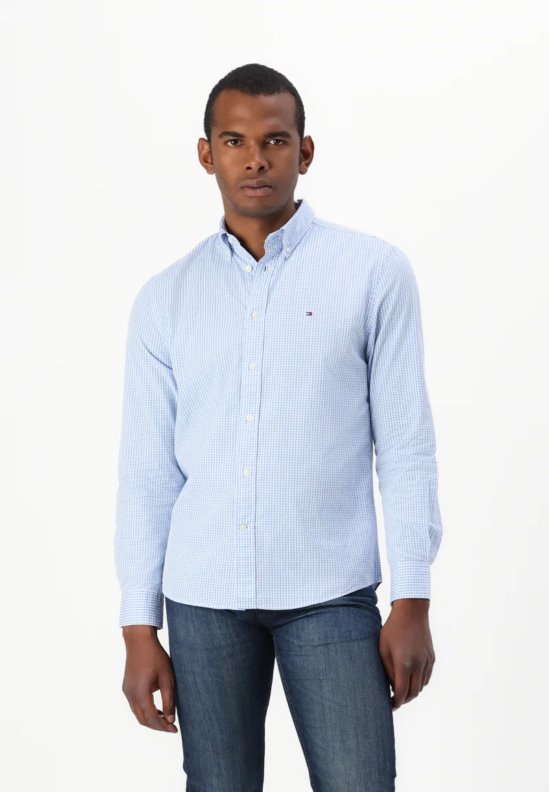 Wholesale Tommy Hilfiger FLEX GINGHAM SHIRT - Shirt sweet blue/optic white Clothing Shirts Casual Shirts