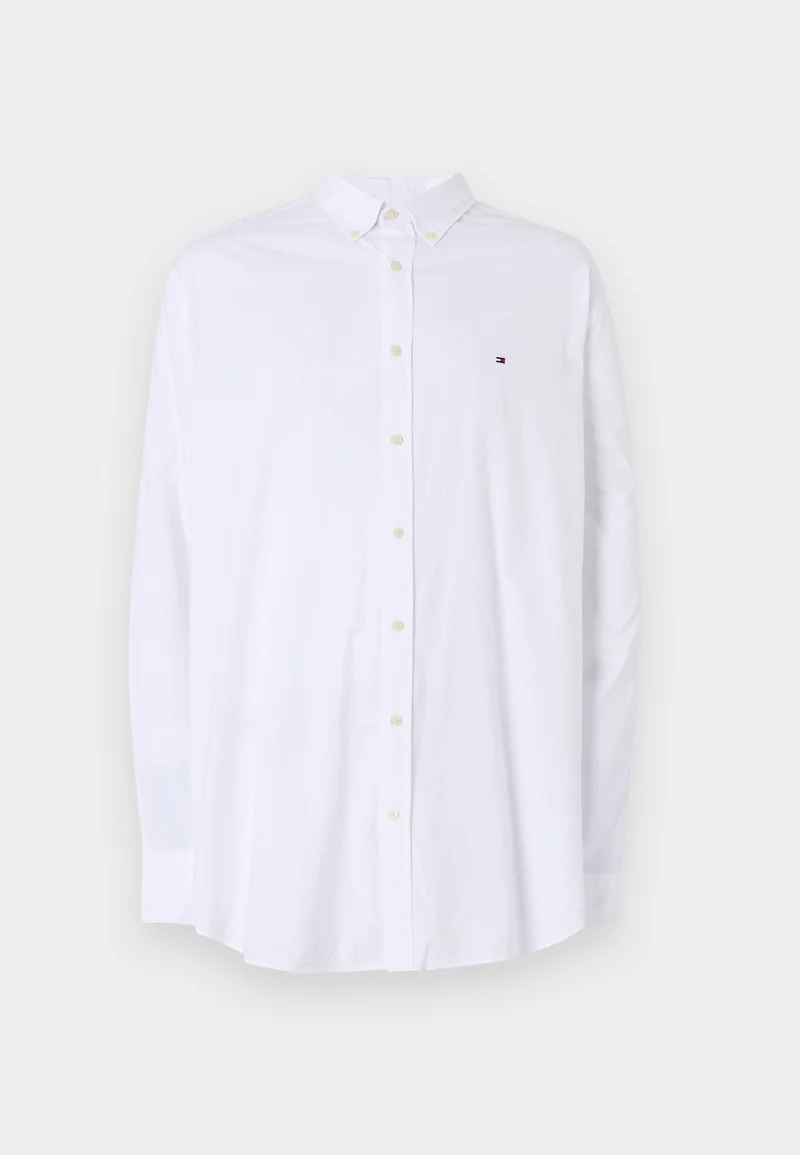 cheap prices Tommy Hilfiger FLEX SOLID SHIRT - Shirt white Clothing Shirts Casual Shirts