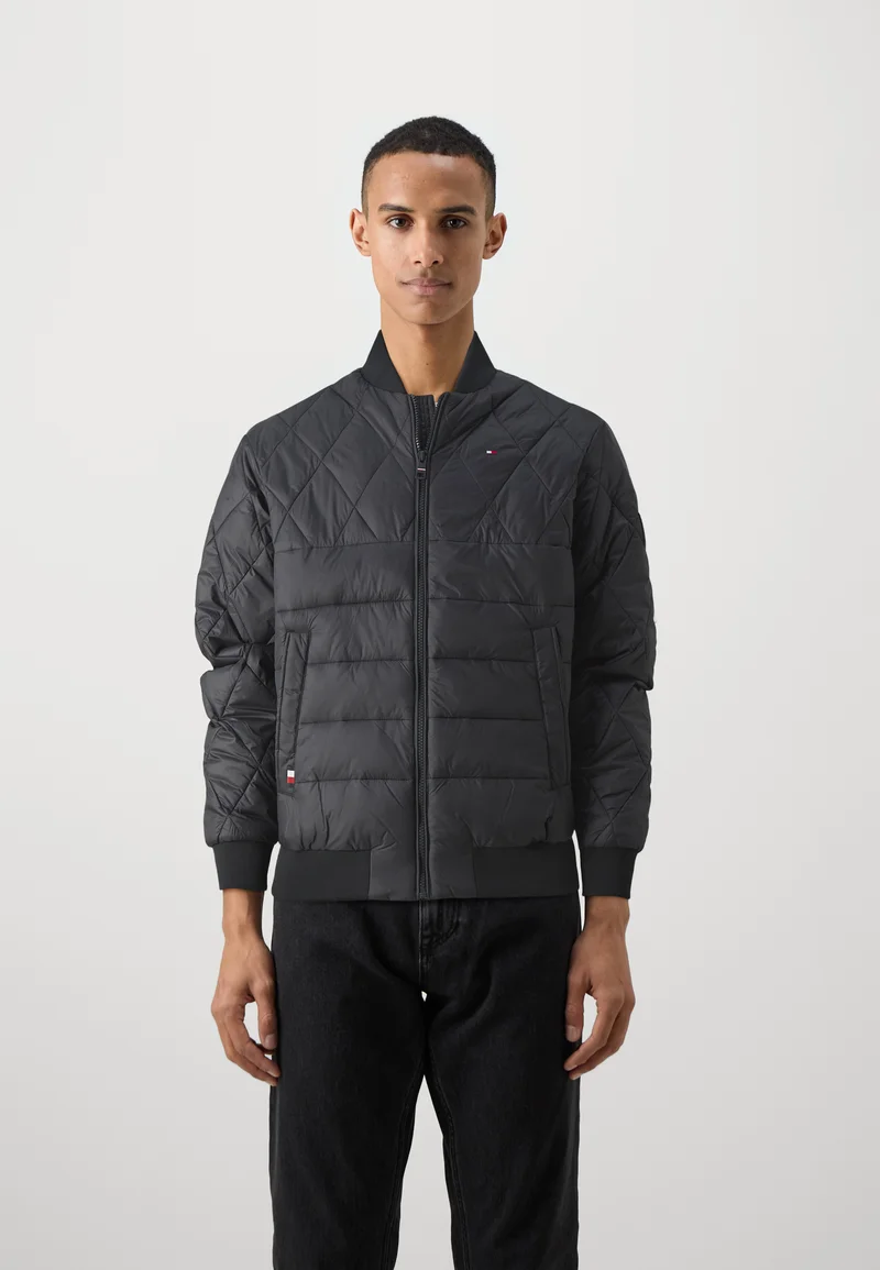 Excellent quality Tommy Hilfiger PACKABLE - Bomber Jacket black Clothing Sale Jackets Gilet Bomber Jackets
