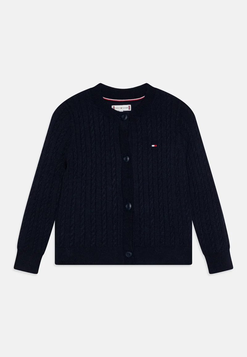 Clearance Sale Tommy Hilfiger MINI CABLE CARDIGAN - Cardigan dark night navy Clothing Sweatshirts & Knitwear Cardigans